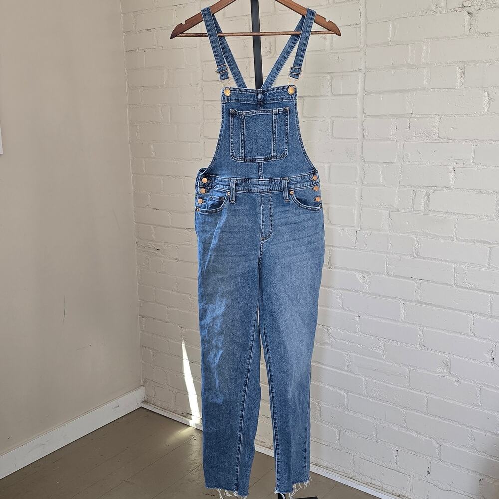 Universal Thread Denim Straight Leg Overalls┃Sz 4 Light Wash┃Fall Cottagecore